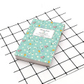 Benutzerdefinierte Blumengeschichtenstil Hardcover Memo Pad Notebook tragbares Notizbuch und Tagebuch