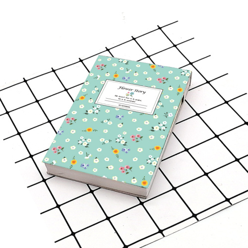 Estilo de flores personalizados Estilo de tapa dura Memo Pad Notebook portátil portátil y diario