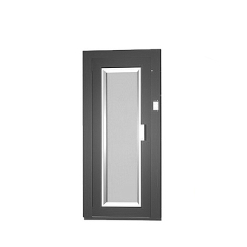 Pintu Pintu Manual Semi-Automatik Swing Stainless untuk Lif