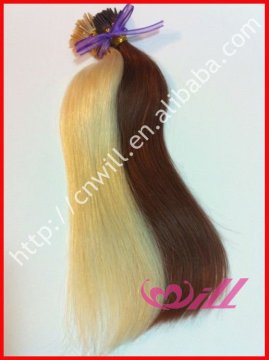 High Quality Blonde Human Virgin Hair I-tip Hair Extensions