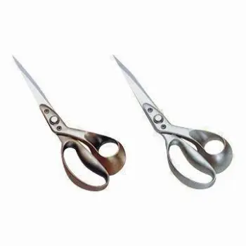 Heavy-duty dressmaker scissors with zinc alloy handle, 10 inches