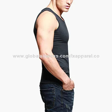 Men's Slimming Vest, OEM/ODM Services Available