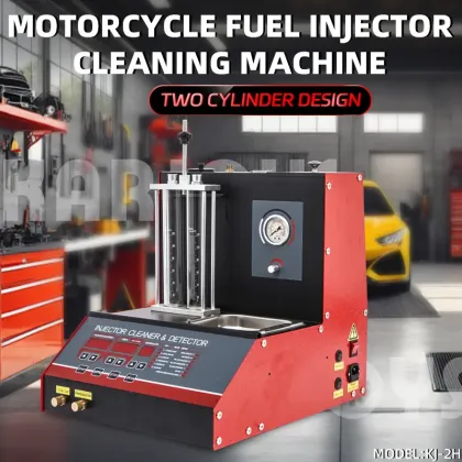 Electronic Motorcycle Fuel Injector Cleaner Tester Machine for Bike Fuel Injectors
