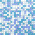 Light Blue Suqare Backsplash Mosaic Glass Tiles