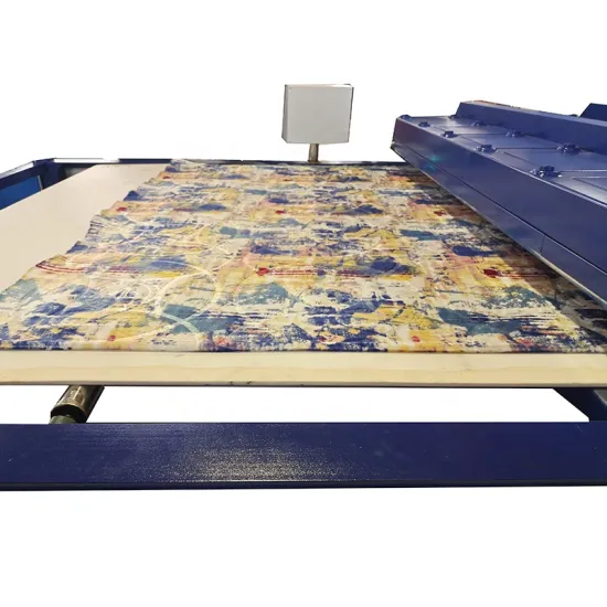 Automatic Sponge Laminated Carpet Embossing and Cutting Machine