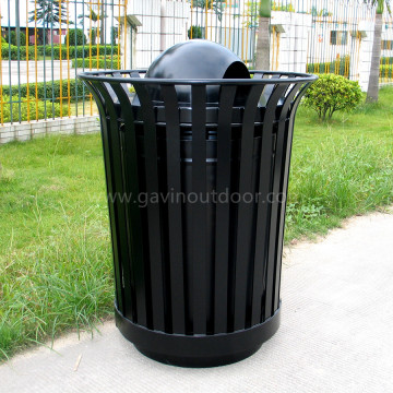 Metal garbage waste bin garbage trash bin outdoor garbage bin