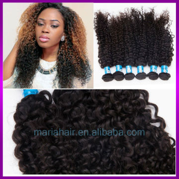 New arrival kinkly curly alibaba china no shedding natural color hair grade 6a virgin brazilian hair