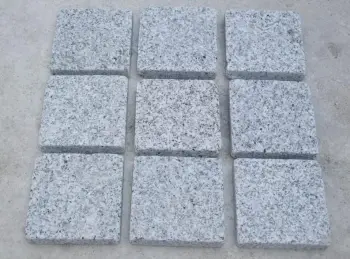 Granite cobblestone pavers for walkway, paving stone