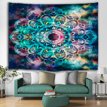 Bohemian Tapestry Wall Hanging Mandala Boho Hippie Indian Colorful Wall Tapestry Psychedelic for Livingroom Bedroom Dorm Home De