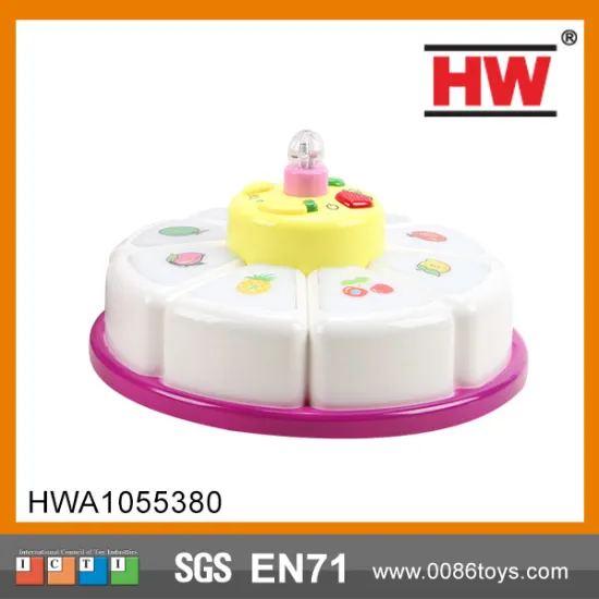 New design musical wholesale musical birthday cake toy