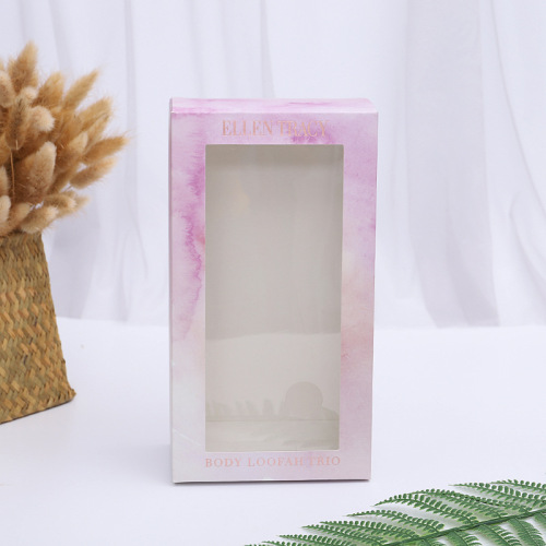 Huidverzorging gezichtsmasker verpakking vensterbox aangepast
