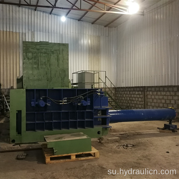 Hidrolik Otomatis Scrap Metal Steel Baler Baling Press