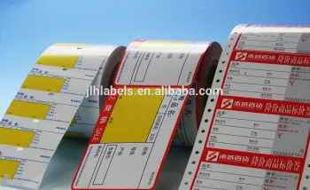Customized shelf label /shelf price label for supermarket and retail store, 80*40 in roll