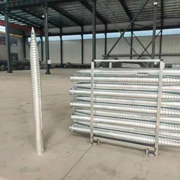 Metal Screw Anchor Screw Pile For Ground Support