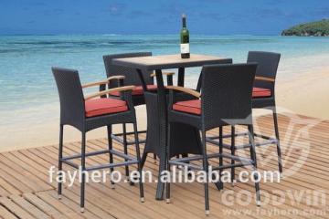 GW3061SET C modern outdoor furniture rattan bar set