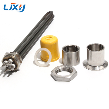 LJXH DN25 1'' Water Heater Instant Electric Heating Element 3KW/6KW/12KW 304SS