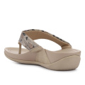 Comfortable Thick Heel Roman Sandals With Toe Design