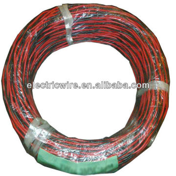 PVC insulated twist pair wire 300/500V red/black