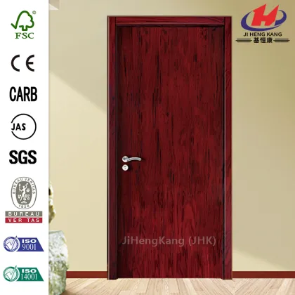 JHK-F01 Japanese Mimosa Teak Wood Companies Interior Door