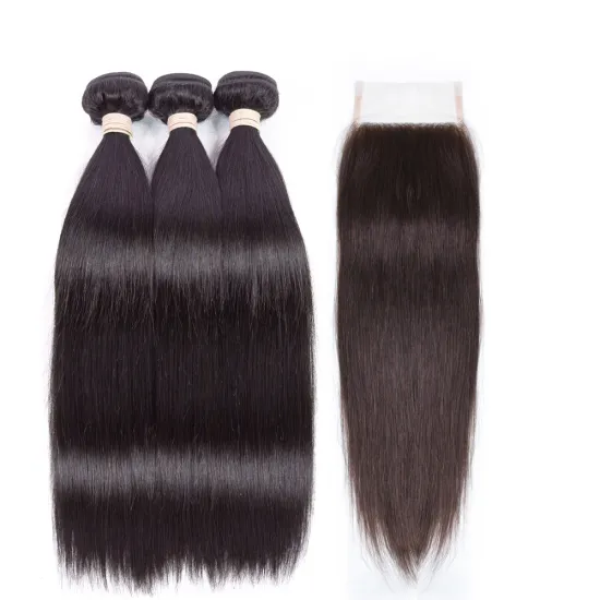 Bundle hair vendors professional supply mink brazilian human hair bundles with closure for beautiful women
