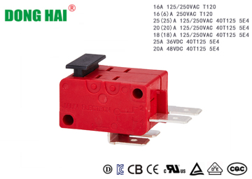 Red Double poles Micro switch