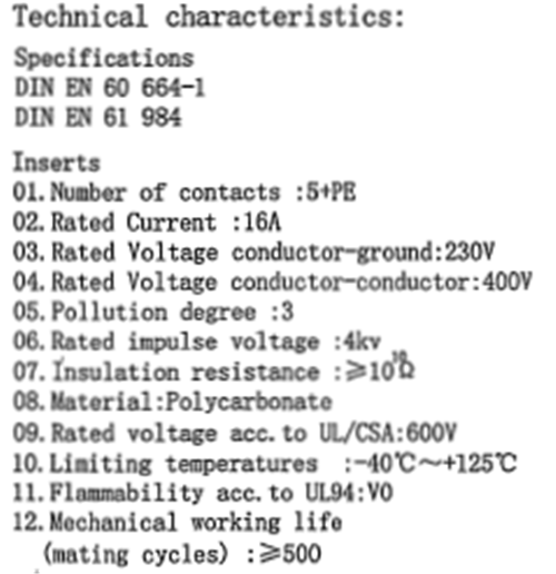 He-32 Heavy Duty Connector 