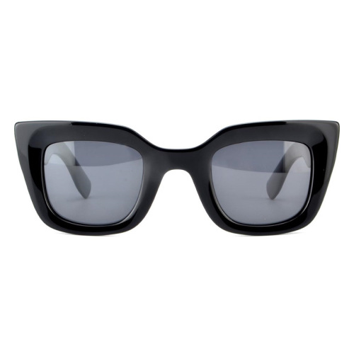 Men Black Acetate Sunglasses