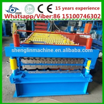 metal roofing double layer roll forming machine price / double deck roll forming machinery