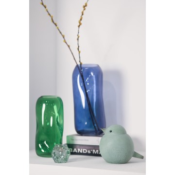 Blue Glass Vase For home
