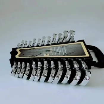 8-22mm Adjustable Ratchet Wrench Set - Dual Usage Socket Tool