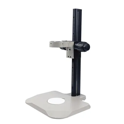 M3 Microscope Track Stand with Fine & Coarse Focus and 76mm Scope Holder