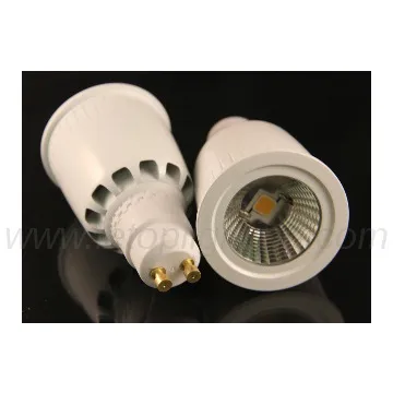 High CRI 88Ra GU10 8W   COB led spots light with SHARP cob led