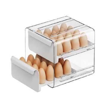 Egg Storage Solution: PET & PP Egg Container for Refrigerator and Countertop