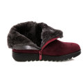 Mom's snow boots keep you warm
