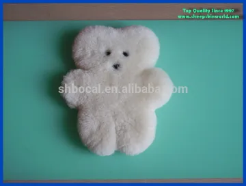 Hot sale sheepskin teddy bear, sheepskin koala, sheepskin bunnys