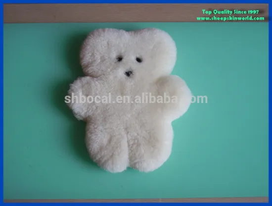 Hot sale sheepskin teddy bear, sheepskin koala, sheepskin bunnys