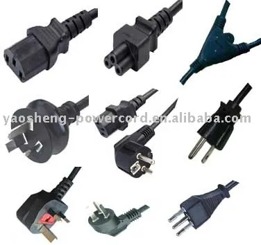 Computer AC power cord