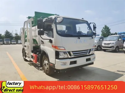JAC 5cbm 5 Ton Domestic Waste Vehicle Kitchen Garbage Truck for Municipal