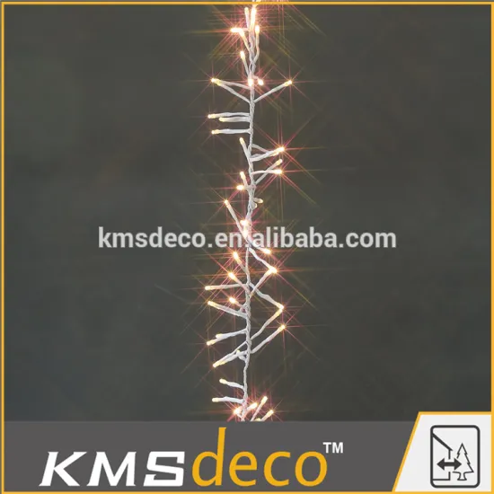 controller type warm white led cluster light christmas decoration