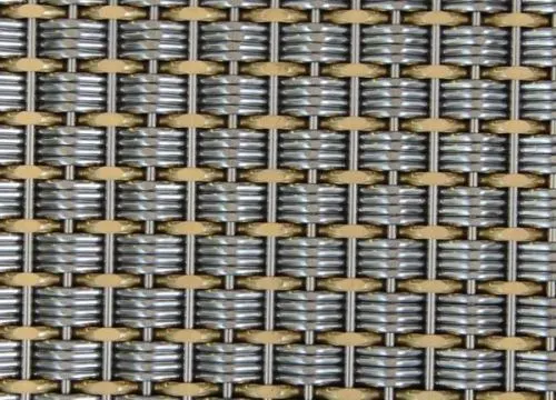 Net Mesh Elevator Mesh Ss And Brass Mix Woven 