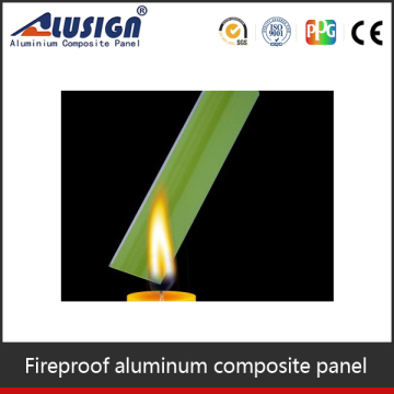 Alusign Good quality fire resistant wall cladding aluminum sandwich panel aluminum composite panel