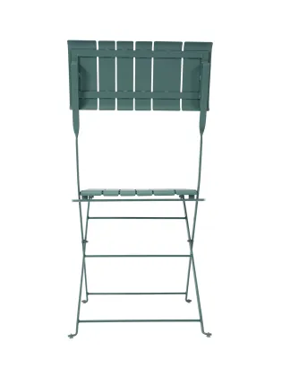 Outdoor Metal Folding Slatted Chair