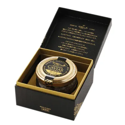 Custom Luxury Black Cardboard Caviar Gift Boxes: Premium Packaging Solutions for Your Fine Caviar Products