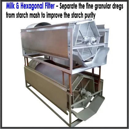 High yield native potato starch processing industry