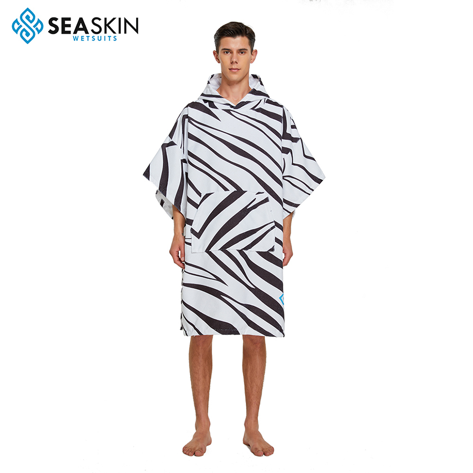 Seaskin Custom Digital Imprimer Microfibre Microfibre Poncho Poncho Poncho Poncho