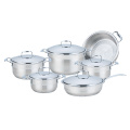 Stainless Steel Wide Edge Cookware Set