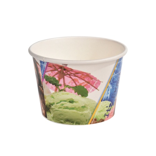 Biologicky odbouratelný PE/PLA potah na zmrzlinový papírový pohár