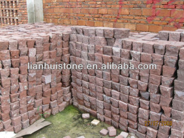 G666 red granite paving stone