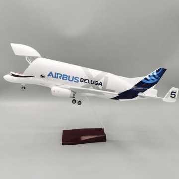 1/150 Κλίμακα 42cm Airbus A330-600st Beluga Airlines Plane Plane Plane Plane Resin Aircraft Model: Λεπτομερές μοντέλο παιχνιδιών για ενθουσιώδες
