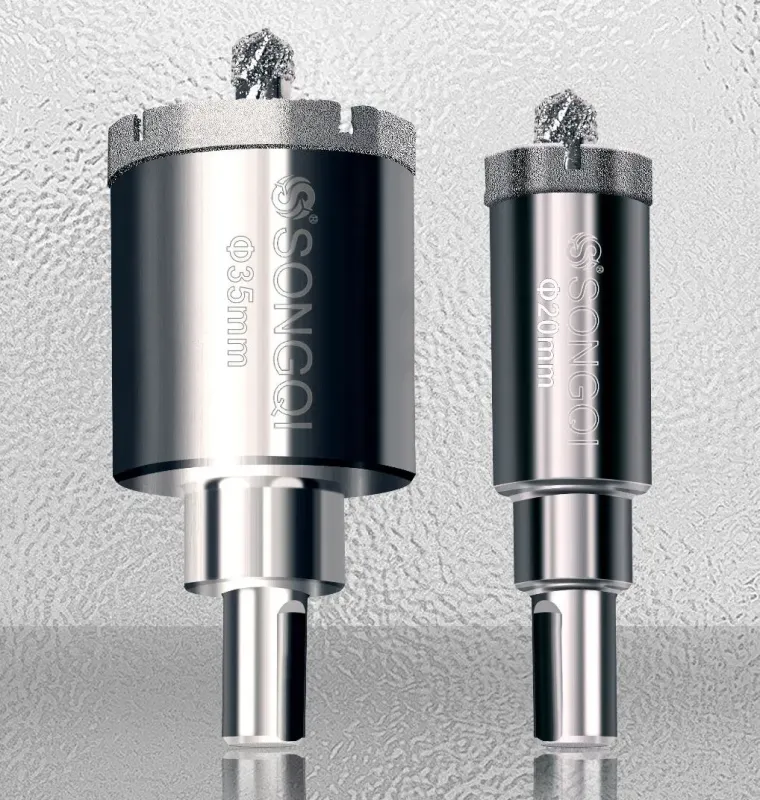 Songqi Diamond Marble Hole Saw (20mm-70mm) with Carbon Steel